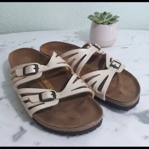 Birkenstock pearl sandals
